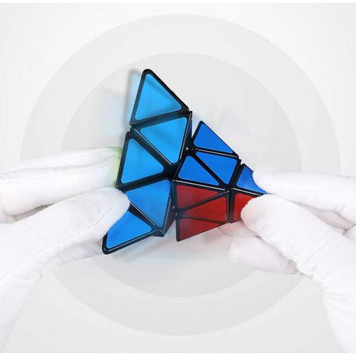 MYWH Pyramid Speed Cube 3X3X3 Triangle Magic Cube Puzzle for Kids Adults