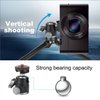 Mini Ball Head with 1/4" Hotshoe Mount Adapter 360 Degree Rotatable Aluminum Tripod Head for DSLR Cameras HTC Vive Tripods Monopods Camcorder Light Stand