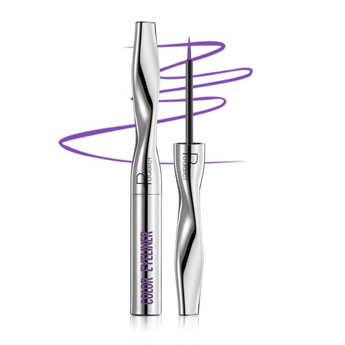 LACHAVA Liquid Eyeliner, Easy to Color Glitter and Matte Precision Fine Tip Eye Liner Makeup, No Flaking, No Smudging, Waterproof and Long Lasting (Purple)