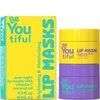 Lip Masks Set by BeYOUtiful, Hydrating Lip Treatment for Dry, Chapped Lips, Girls and Boys, Skin Care for Teens, 2pc, 0.3oz Each