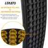 LEKATO Guitar Straps for Electric Guitar Bass, 3.5" Wide Padded Guitar Strap Neoprene Pad with 3D Sponge Filling Bass Guitar Straps Adjustable Length from 45" to 55" with Strap Locks, Picks