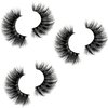 Real Mink Lashes Mikiwi Eyelashes, 5D Mink Eyelashes, Super Fluffy Long Dramatic Eyelashes, Thick HandMade Full Strip Lashes, Cruelty-Free Lash 18-20MM 3D Mink Lashes