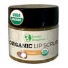 Organic Coconut Lip Scrub – 0.7oz – USDA Organic, Fair Trade, Sugar, Jojoba Oil, Beeswax, Coconut Oil, Calendula Extract