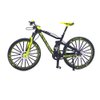 Ailejia Mountain Bike Toy Mini Cake Topper Dirt Bicycle Ornament Vehicles Model Cake Toppers Road Model Bikes BMX Decoration Crafts for Home (Black Green)