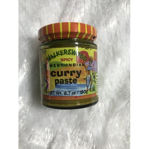 Walkerswood Spicy West Indian Curry Paste (Single Bottle 6.7oz) Product of Jamaica