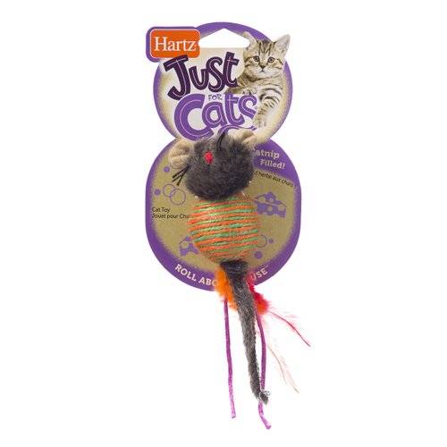 Hartz Just For Cats Roll About Mouse Catnip Toy, Swat (3270014950)