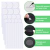 BUSOHA 268PCS Sticky Tack for Wall Hanging, Double Sided Sticky Dots in Different Size, Adhesive Putty Sticky Tack Dots Removable Clear Waterproof Poster Putty for Pictures Festival Decoration