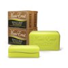 Marie Ernst 2-Pack, 4 Lemon Half Bar Soaps That Combine into 2 Full Lemon Verbena Bars, Shea Butter, Olive Oil, Aromatic Scented Lemongrass, Vegan Bath Soap for Men and Women