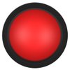 Button,100mm Massive Button with LED Convexity Console Replacement(100# Red + Three Foot Switch + LED Light)