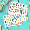 Cute Sea Animal Ocean Temporary Tattoo Stickers 615 Count summer Tropical Fish Shark Mermaid Party Favors Goodie Gift Bags Decor Waterpoof Fake Tattoos Art Craft for Kids Birthday Party Supplies Gifts
