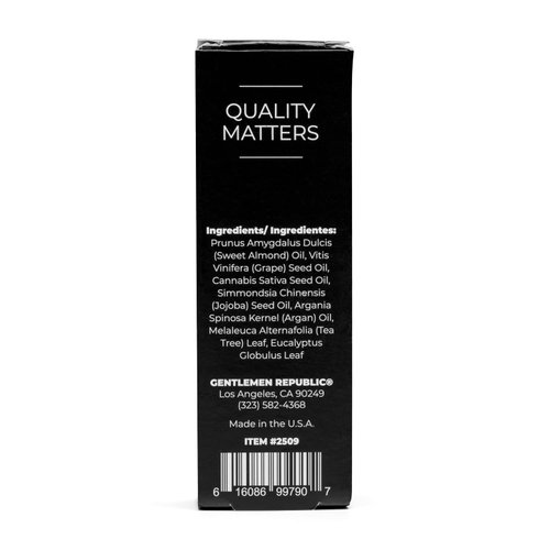 Gentlemen Republic Genuine Grooming Beard Oil, 1 ounce, I0110202