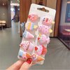 Assorted Adorable Hair Clips Dessert Patterns Korean Style Cute Present Headdress Beauty Headband Hair Accessories Bow Ties for Girls Teens Kids Women Children Dolls - Ice Cream