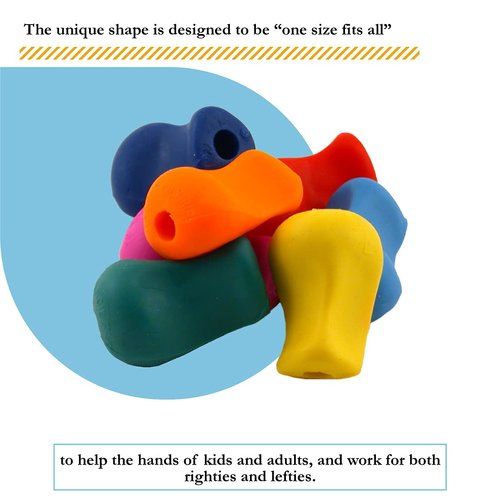 The Pencil Grip 3-Step Training Kit with 3 Premium Ergonomic Pencil Grips, Crossover Grip, Pinch Grip, Pencil Grip (MXG-003), 1 Count (Pack of 1)