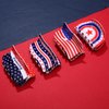 vokone Hair Clip, Set of 4 USA Flag Star Claw Clips for Women's Thick Hair, 4th of July, Memorial Day, Election Day, Veteran's Day