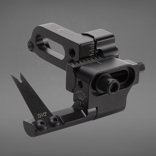 Trophy Ridge Micro Tack Driver Drop Away Archery Arrow Rest - Tournament-Level Accuracy, Customizable Blue Steel Launcher Arm, Tool-Less Micro-Adjustments, Lightweight Aluminum Construction