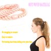 AXEN 8PCS Elastic Hair Tie for Women Girls, Cotton Bands Soft Woven Ponytail Holders for Thick Hair and Curly Hair, Double Mixed Colors 2