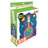 Playhouse Glow in The Dark Blast Off 30-piece Die-Cut Shaped Mini Puzzle for Kids