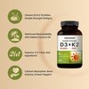 NatureBell Vitamin D3 K2 (10,000 IU Vitamin D + 200mcg Vitamin K MK-7) 240 Softgels with Coconut Oil for Complete Absorption | Bone, Heart, Immune, & Calcium Support | One a Day, Non-GMO