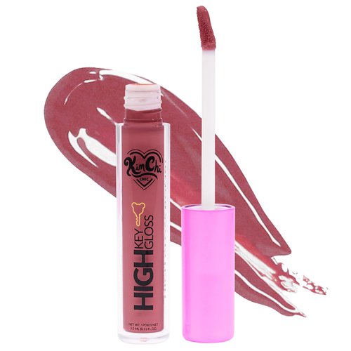 Kimchi Chic High Key Gloss, High-Shine Lip Gloss Helps Illuminate Your Look and Face, Non-Sticky, Pink With Light Plum Undertones, 11 Summer Plum, 3.5ml