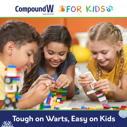 Compound W Freeze Off for Kids Wart Remover, 15 Freeze Applications and 18 Skin Shield Discs, For Common and Plantar Wart Removal