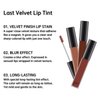 BBIA Last Velvet Lip Tint - Soft & Creamy Matte Finish Lip Stain, Blur Effect with Velvety Texture, Long-Lasting, High Pigment, Lightweight, Non-Drying, Korean Lip Makeup (36 FEIGN COOL)