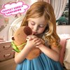 Valentines Day Gifts for Kids, 9.8in Capybara Plush Cute Capybara Stuffed Animals with Turtle Backpack, Kawaii Capibara Plushie Toys Animals Pet Doll Soft Hugging Pillow for Boys Girls Birthday Gift
