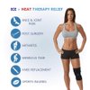 ComfiLife Knee Ice Pack with Wrap – Knee Brace – Reusable Hot & Cold Therapy Gel Pack – Adjustable Compression Support for Injuries, Knee Pain, Knee Surgery, Arthritis, Meniscus and More