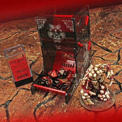 LITKO Horror Themed Dice Tower | Dice Roller | Dice Tumbler | Dice Boot | TTRPG | Board Games (Vampire)