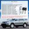 DICMIC Ignition Switch Lock Cylinder with Key Compatible with Honda CR-V Element Pilot Accord Odyssey Acura MDX RDX TL TSX ZDX Replace# 06351-TE0-A11