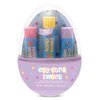 iscream 3-Piece Sugar Cookie Scented Lip Balm in Egg Shaped Container