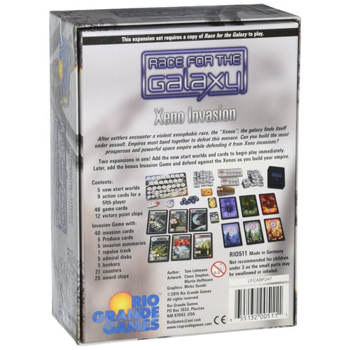 Race for The Galaxy: Xeno Invasion Board Game