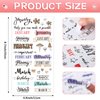 24 Sheets Monthly Planner Stickers Creative Journaling Stickers Aesthetic Calendar Planner Stickers for Calendars Planners Paper Book Decoration Accessories Scrapbooking