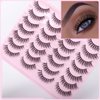 SQYlashes Natural Lashes Wispy Cat Eye False Eyelashes Short - 14 Pairs, G71