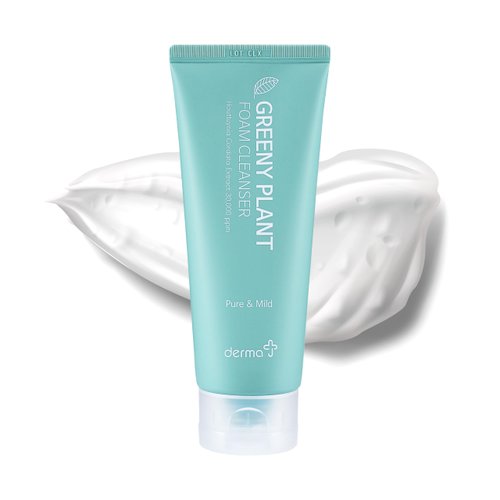 derma J Premium Foam Cleanser(140m) / K-beauty product./ Contain 7 green plants/Pore care, cleanser for trouble and sensitive skin/Sebum control/Low pH/Keep your skin Moisturized after washing face