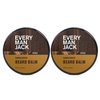 Every Man Jack Beard Balm - Moisturize, Strengthen And Style Your Beard w/Medium Hold - Light Sandalwood Scent - Made w/Naturally Derived Ingredients like Candelilla Wax and Shea Butter- 2oz