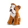 DEMDACO Bulldog Tan and White 9.5 Inch Polyester Soft Plush Stuffed Animal