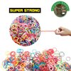 1000 Pcs Rubber Bands Hair Band Soft Elastic Hair Accessories Braids Mini Hair Ties Stretchy Hair Ties No Damage Rubber Bands for Hair Made in Vietnam (Assorted with Case)