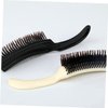 Beavorty 2pcs Hair Teasing Comb Black Handles Haircutting Comb Handle Hair Comb Scalp Comb Woman Hair Comb Evening Makeup Comb Plastic Curly Hair Comb Dedicated Curling Comb Brush