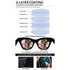 MARE AZZURO Blue Light Blocking Glasses Women, Ladies Computer Gaming Glassesfor Eye Strain, Filter Glare