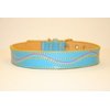 The Cool Puppy XL Cool Leather Dog Collar Sky Blue