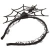 HYXITVCG Halloween Spider Web Hair Hoop, Spider Headband Halloween, Halloween Headband for Women, Halloween Hairband, Spider Hair Accessories Halloween Headwear Halloween Costume Accessories