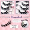 Eyelashes Fluffy Cat Eye Lashes Wispy 8D Volume False Eyelashes Comfortable & Lightweight Lashes Strips Makeup Fake Eyelashes Soft Curly Fake Lashes 7 Pairs Pack by MOMOLASH