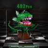 Millionspring Audrey The II Piranha Plant Flower Building Kit Toys, Horrors Shop Cannibal with Openable Mouth Collectible Gift for Tv Fans Friends Birthday Christmas Halloween(457pcs)