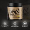 RAW Pump Stim Free Pre Workout | Non-Stimulant Pre Workout Supplement Powder Nitric Oxide Booster | Pre Workout Supplements Drink for During Workout | (40 Servings) (Pineapple)