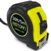 Astorn 16ft Metric Tape Measure - Auto-lock, Magnetic, Nylon-coated Blade, Solid Rubber Case - Tape-measures for Contractors & DIY