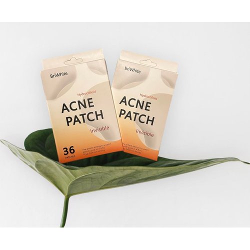 Acne Patch Invisible 100%-Hydrocolloid for Covering Blemishes,Zits Absorbing Patch, Breakouts Spots Treatments for skin 4-8 hs Results 36 Counts 2 Sizes