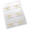 Paisley Printable Place Cards, Gold (Choose Color), Set of 60 (10 Sheets), Laser & Inkjet Printers - Wedding, Party, Dinner, and Special Events - Made in the USA