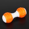 Dog Molar Toy, Pet Toy Dumbbell Dog Fetch Toy, Outdoor Barbell Dog Toy, Puppy Chew Toys for Teething Puppy Supplie for Small and Medium Dog Teeth Cleaning, Cats, Orange