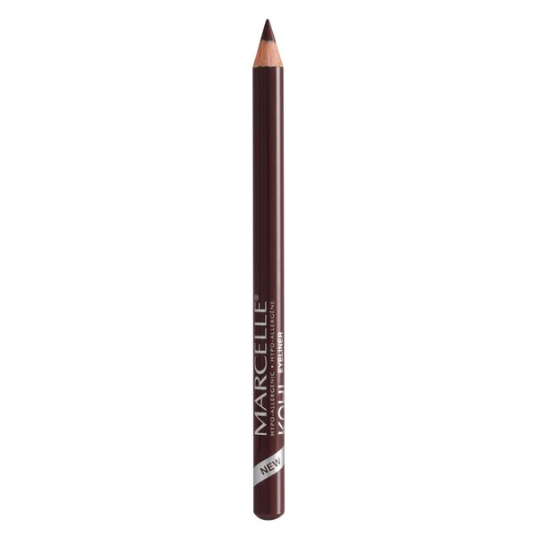 Marcelle Kohl Eyeliner, Dark Brown, Eye Pencil, Long-Lasting, Waterproof, Intense Colour, Fragrance-Free, Hypoallergenic, Recognized by CDA, Cruelty-Free, 0.04 Oz.