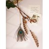 MINACHI Peacock Feather Headdress, Feather Headband, Bohemian Ethnic Style Hair Accessory for Women